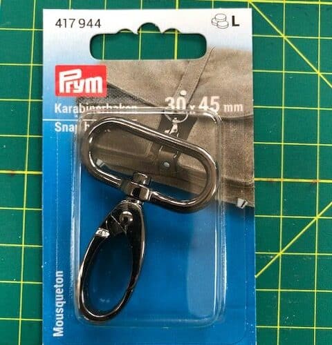 Prym Gun Metal Snap/Lobster Hook