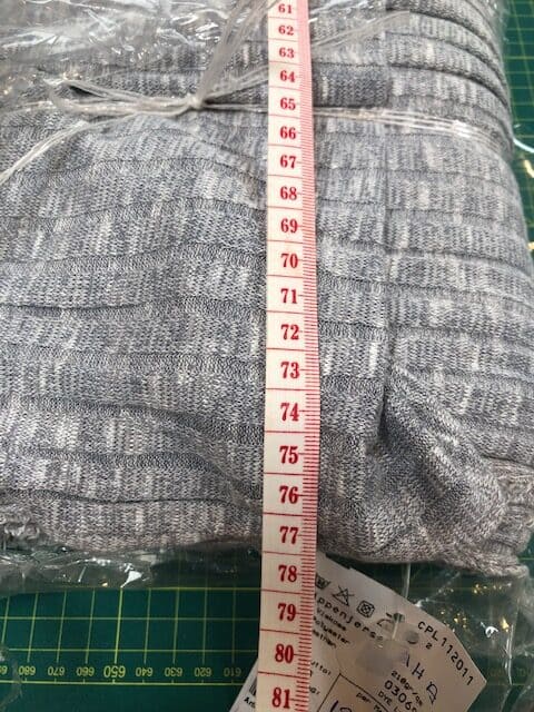 Sete Light Grey Melange Summer Rib Knit - Image 2