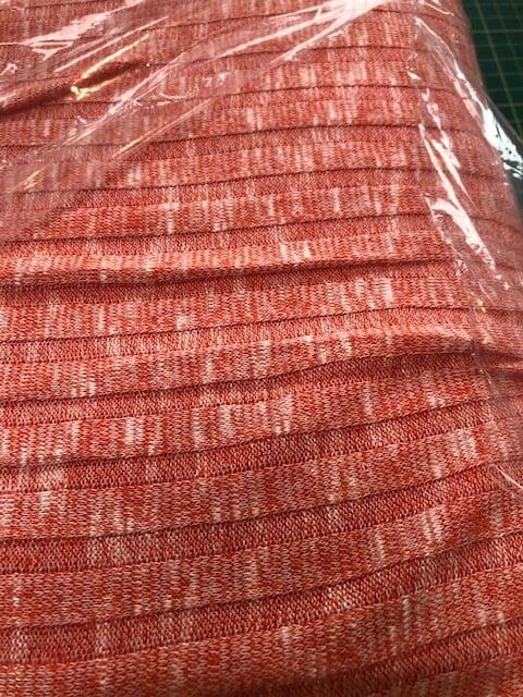 Sete Orange Melange Summer Rib Knit