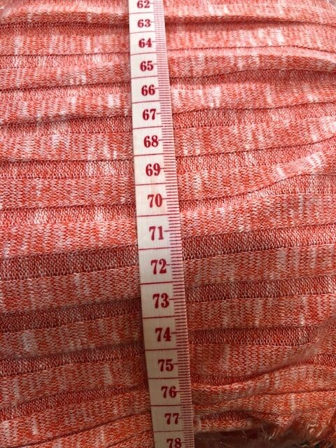 Sete Orange Melange Summer Rib Knit - Image 2