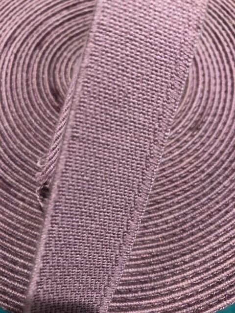 Taupe 25mm Loom Elastic
