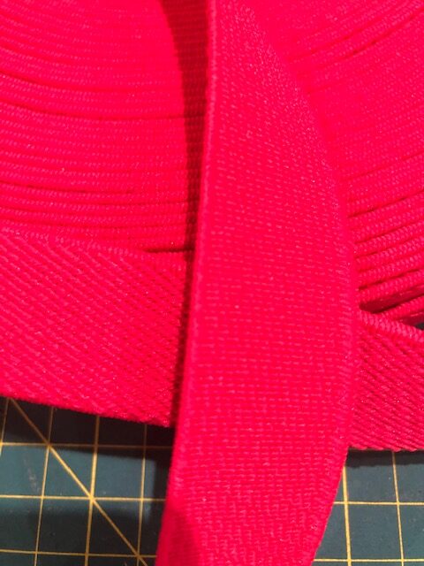 Pink elastic 25mm