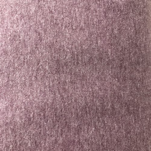 Wine Heathered French Terry - Jersey