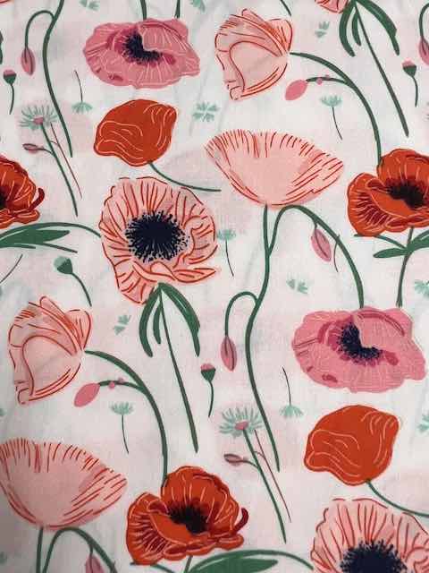 Flowerette 100% cotton designed by AGF Studio