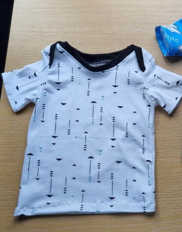 Kat's Baby top Etchings Mist