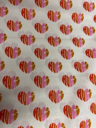 Universal love in Cotton from Cloud9 Fabrics