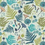 Coastline Flora Cool, Premium Cotton by Katie O’Shea